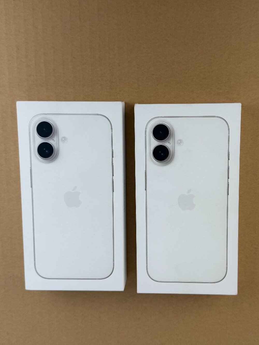 2 PCS of IPhone 16 - 128 GB BOX Only and USB - C Charge Cable -White Color